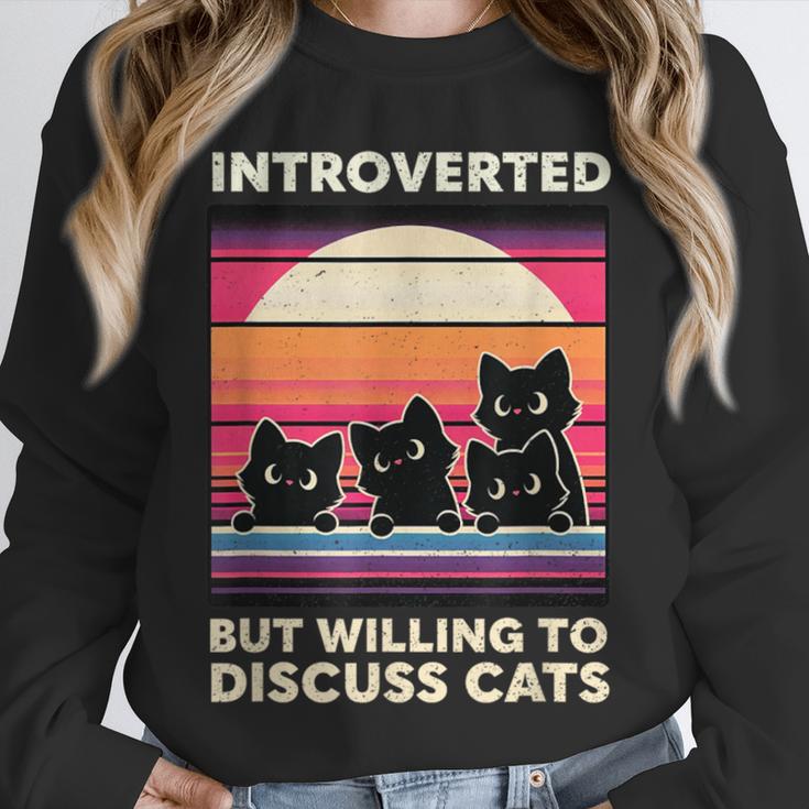 Unique Art For Introverted Cat Fans -Adults Cat Humorous Introvert Small Unisex Sweatshirt Unique Art For Introverted Cat Fans -Adults Cat Humorous Introvert Small Unisex Sweatshirt