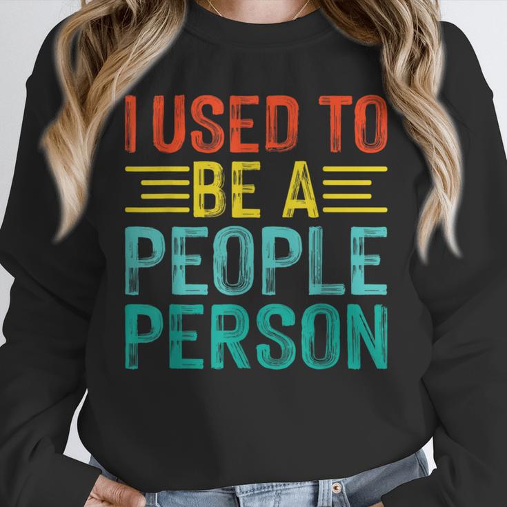 I Used To Be A People Person I Introvert Unisex Sweatshirt I Used To Be A People Person I Introvert Unisex Sweatshirt