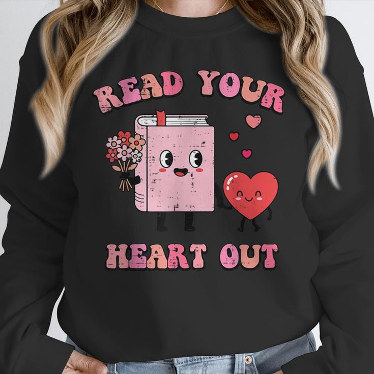 Valentines Day Book Read Your Heart Out Women Men Kids Unisex Sweatshirt Valentines Day Book Read Your Heart Out Women Men Kids Unisex Sweatshirt