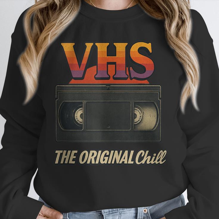 VHS Tape Nostalgia Old School Technology Humor Unisex Sweatshirt VHS Tape Nostalgia Old School Technology Humor Unisex Sweatshirt