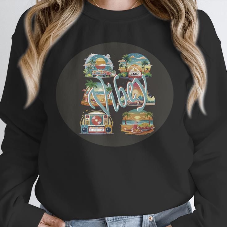 Vibey Nostalgia & Retro Charm Unisex Sweatshirt