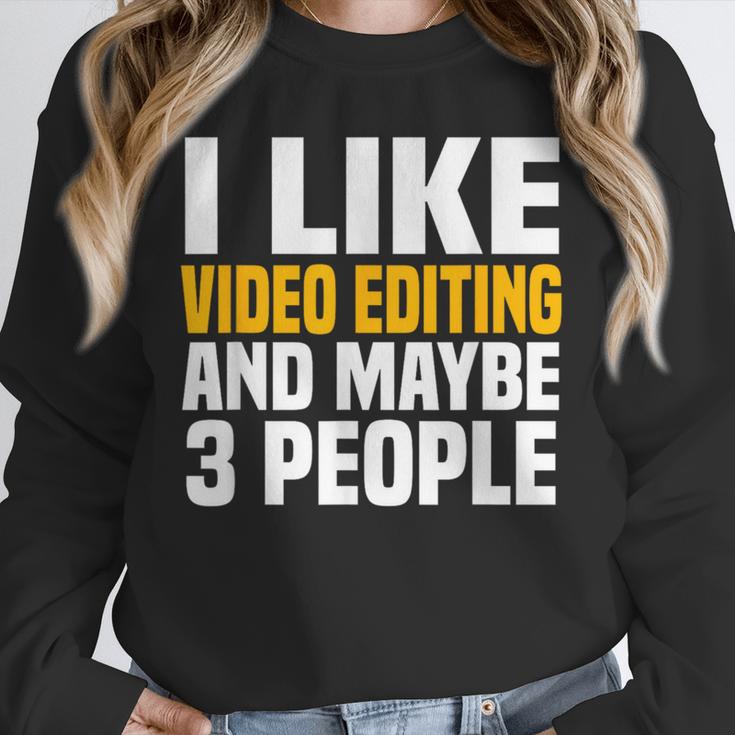 Video Editor Introvert Editing Production Filmmaking Job Unisex Sweatshirt Video Editor Introvert Editing Production Filmmaking Job Unisex Sweatshirt