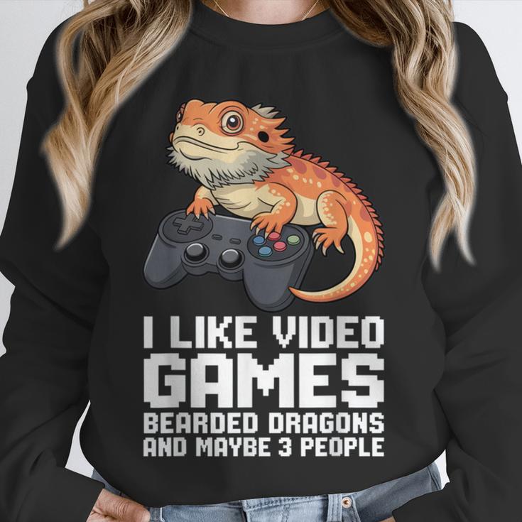 I Like Video Games Bearded Dragon Gamer Introvert Mood Unisex Sweatshirt I Like Video Games Bearded Dragon Gamer Introvert Mood Unisex Sweatshirt