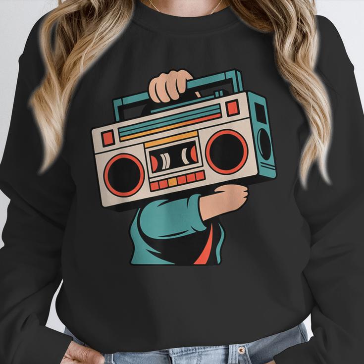Vintage 80s 90s Retro Boombox Music Hip Hop Nostalgia Party Unisex Sweatshirt Vintage 80s 90s Retro Boombox Music Hip Hop Nostalgia Party Unisex Sweatshirt