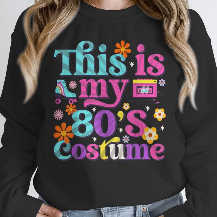 Vintage 80s Costume Nostalgia 1980s Fashion Cute Girls Women Unisex Sweatshirt