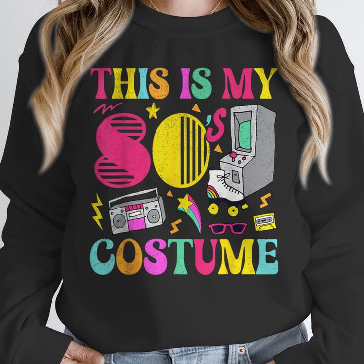 Vintage 80s Vibes Costume Nostalgia 1980s Fashion Cassette Unisex Sweatshirt