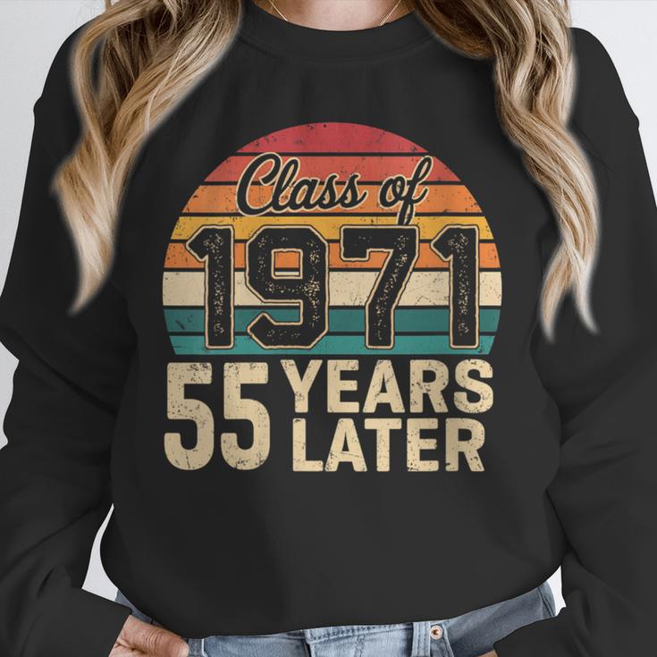 Vintage Class Of 1971 55 Years Later Reunion 55th Graduation Unisex Sweatshirt