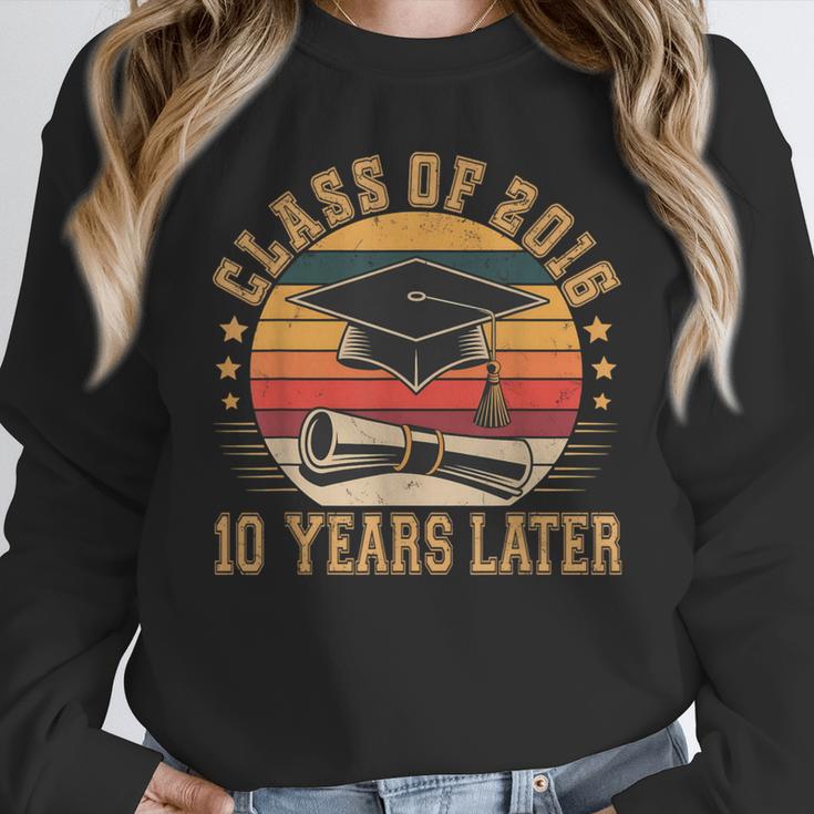 Vintage Class Of 2016 10 Years Later Reunion 10th Graduation Unisex Sweatshirt