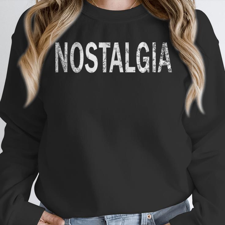 Vintage Nostalgia Distressed Retro Vibes Unisex Sweatshirt Vintage Nostalgia Distressed Retro Vibes Unisex Sweatshirt