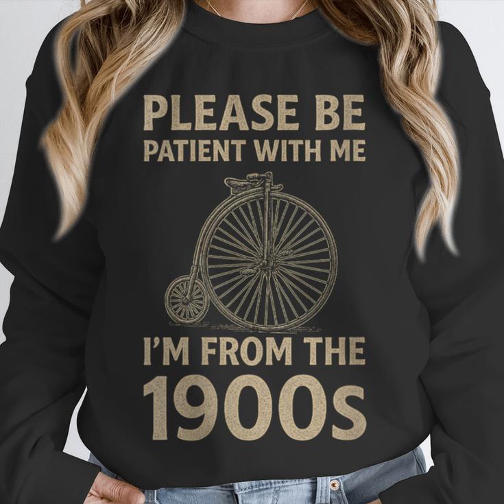 Vintage Please Be Patient With Me I'm From The 1900s Cycle Unisex Sweatshirt