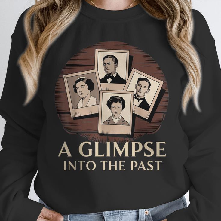 Vintage Portrait Photography Memory Nostalgia Vibe Unisex Sweatshirt Vintage Portrait Photography Memory Nostalgia Vibe Unisex Sweatshirt