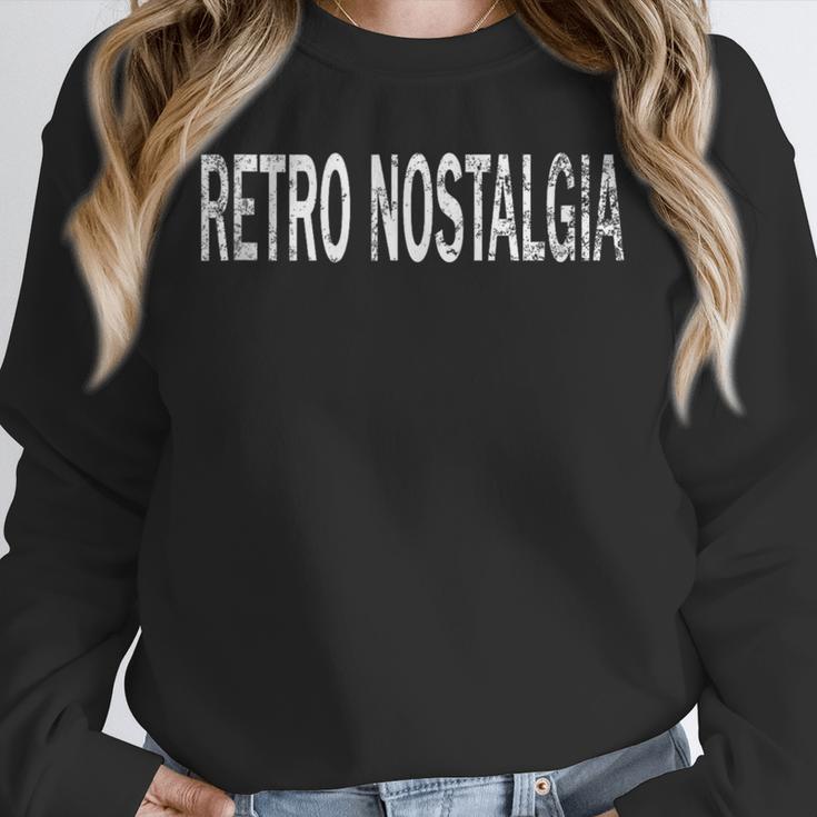 Vintage Retro Nostalgia Distressed Retro Vibes Unisex Sweatshirt Vintage Retro Nostalgia Distressed Retro Vibes Unisex Sweatshirt