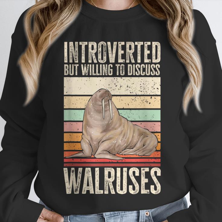 Walrus Lover Introvert Walrus Unisex Sweatshirt Walrus Lover Introvert Walrus Unisex Sweatshirt
