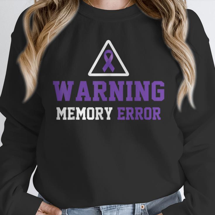 Warning Memory Error Fun Alzheimer Awareness Men Women Unisex Sweatshirt