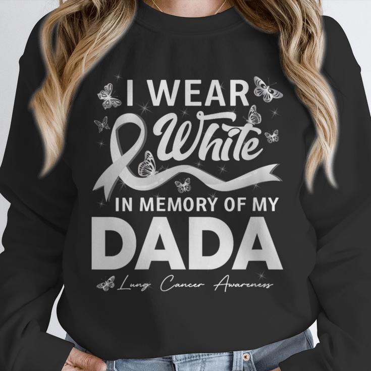 I Wear In Memory Of My Dada Lung Cancer Unisex Sweatshirt I Wear In Memory Of My Dada Lung Cancer Unisex Sweatshirt
