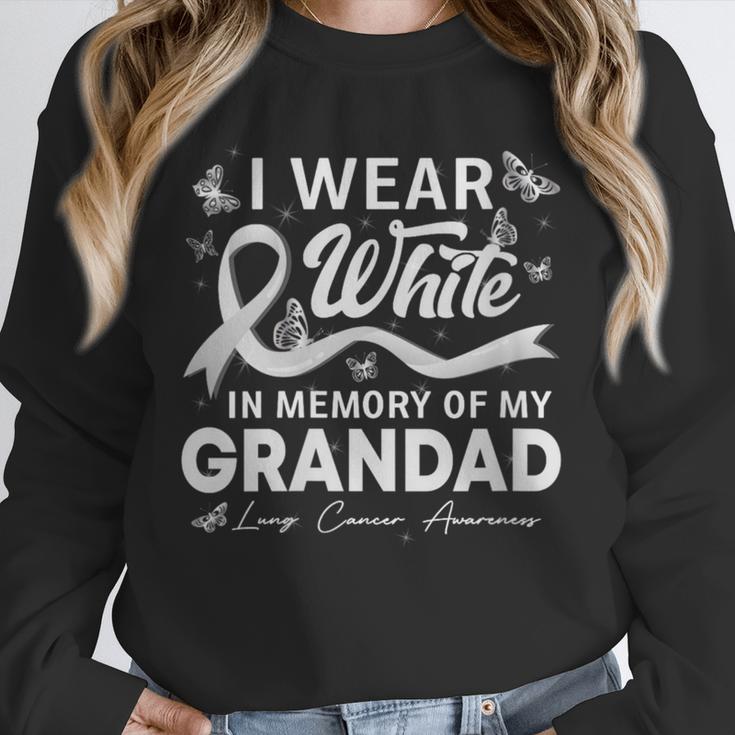 I Wear In Memory Of My Grandad Lung Cancer Unisex Sweatshirt I Wear In Memory Of My Grandad Lung Cancer Unisex Sweatshirt