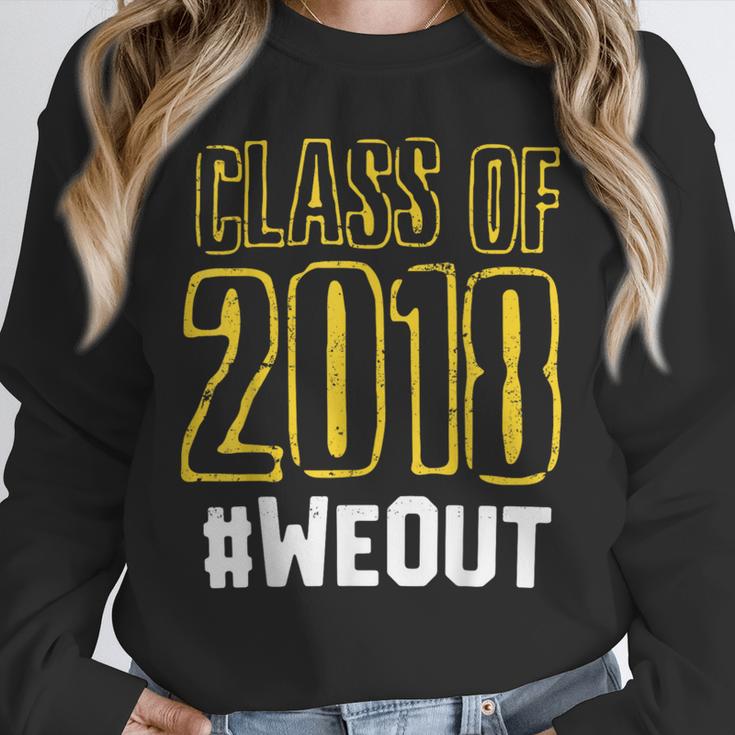 We Out WeOut Class Of 2018 Senior Graduation Unisex Sweatshirt