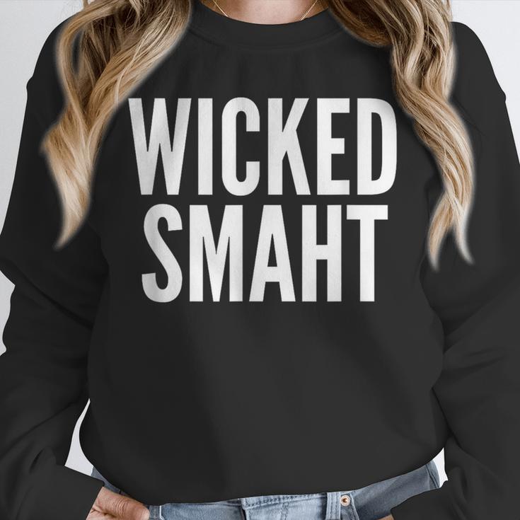 Wicked Smaht Boston Accent Graduation Tee Unisex Sweatshirt