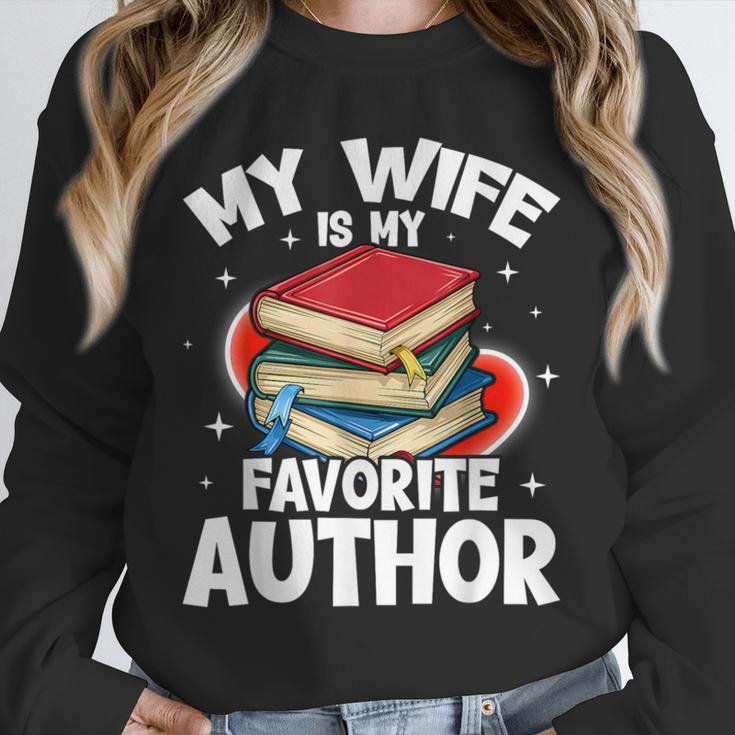 My Wife Is My Favorite Author Book Writer Unisex Sweatshirt