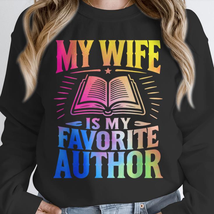 My Wife Is My Favorite Author Book Writer Writing Husband Unisex Sweatshirt My Wife Is My Favorite Author Book Writer Writing Husband Unisex Sweatshirt