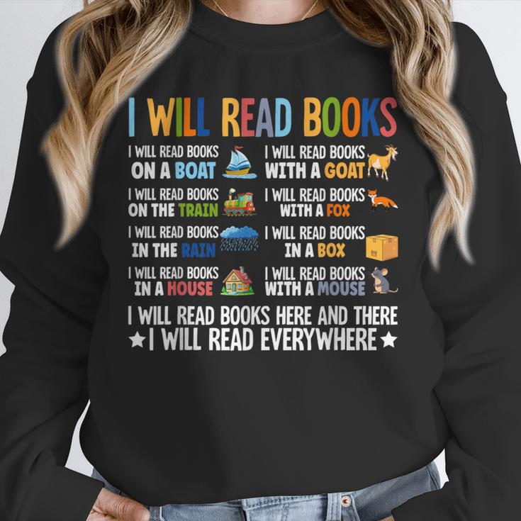 I Will Read Books On A Boat Fun Reading Lover Unisex Sweatshirt