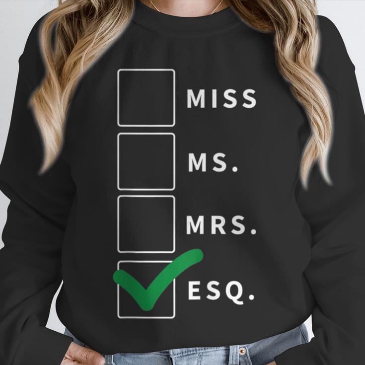 Woman Law School Lawyer Graduation Attorney Unisex Sweatshirt