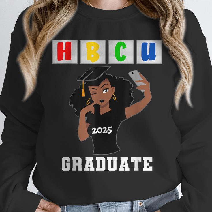 Women HBCU Grad 2025 College Graduation Apparel Unisex Sweatshirt