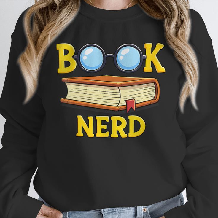 Women's Adorable Book Nerd Typography Minimalist Library Lover Unisex Sweatshirt Women's Adorable Book Nerd Typography Minimalist Library Lover Unisex Sweatshirt