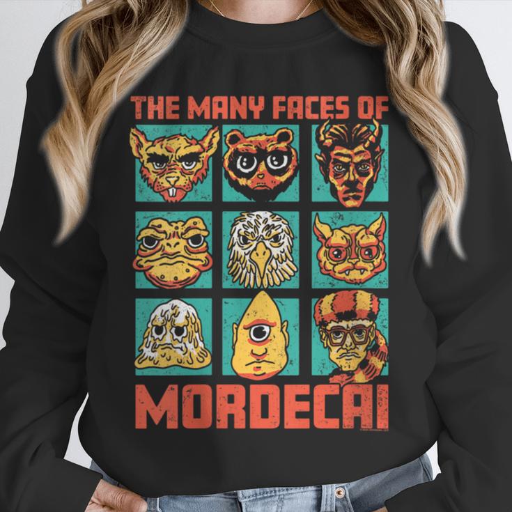 Women's DCC Many Faces Of Mordecai Grid Gamer Series Book Unisex Sweatshirt Women's DCC Many Faces Of Mordecai Grid Gamer Series Book Unisex Sweatshirt