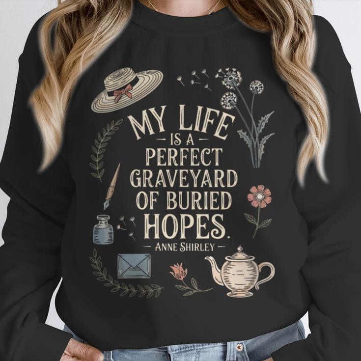 Women's Dramatic Book Lover Quote Unisex Sweatshirt