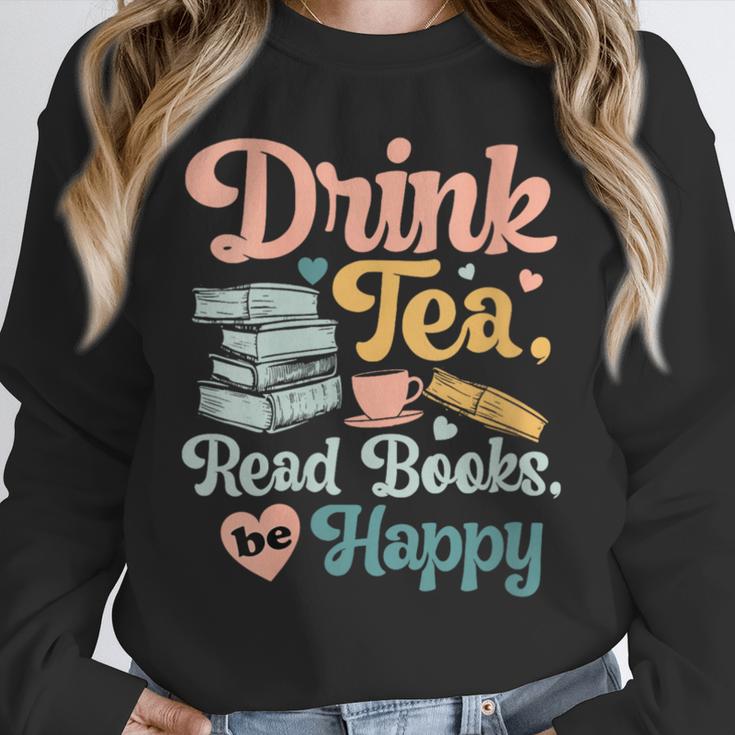 Women's Drink Tea Read Books Nerd Book Reader Book Reading Lover Unisex Sweatshirt Women's Drink Tea Read Books Nerd Book Reader Book Reading Lover Unisex Sweatshirt
