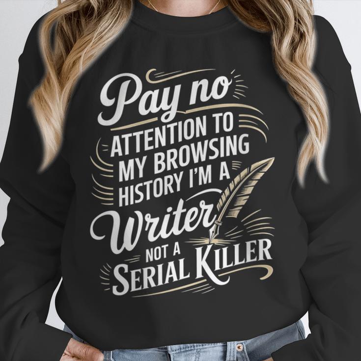 Women's I'm A Book Writer Author Book Writing Novelist Unisex Sweatshirt