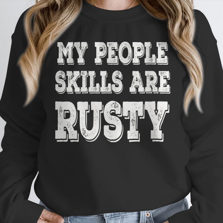 Women's My People Skills Are Rusty Introvert SPN Moments Unisex Sweatshirt