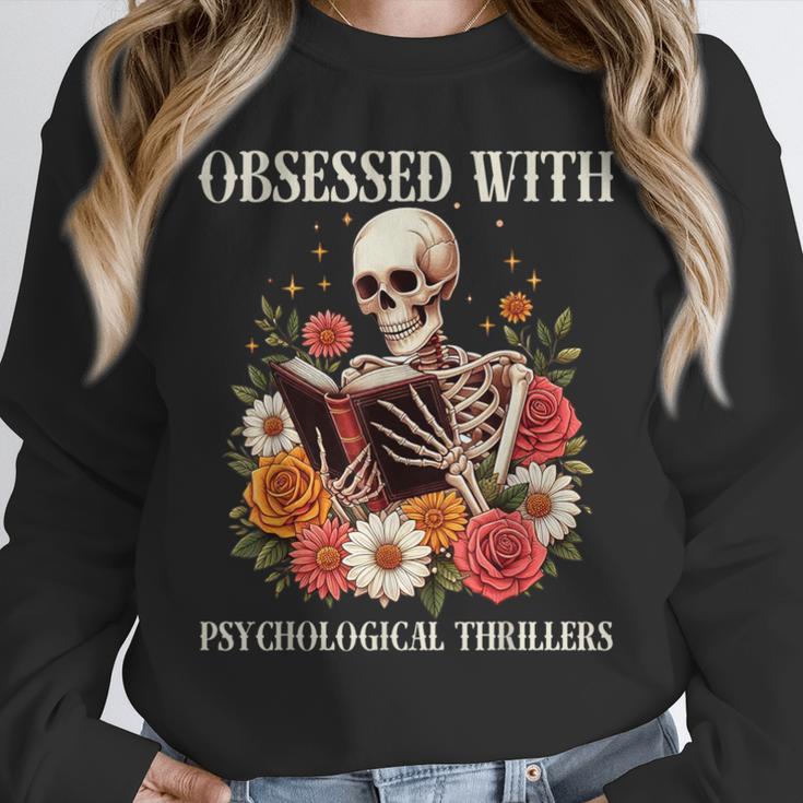 Women's Psychological Thriller Book Reader Lover Unisex Sweatshirt Women's Psychological Thriller Book Reader Lover Unisex Sweatshirt