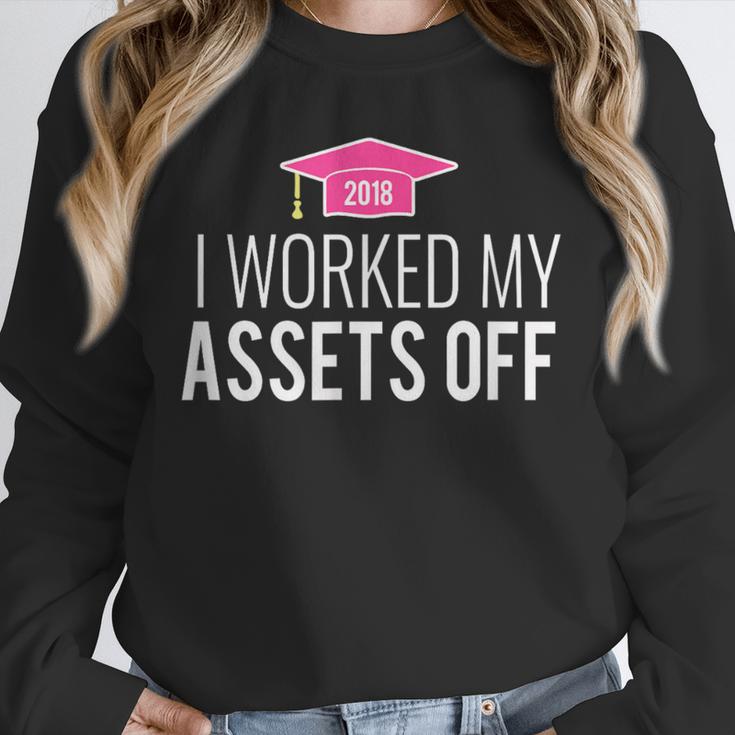 I Worked My Assets Off Accounting Graduation T-Shirt Unisex Sweatshirt