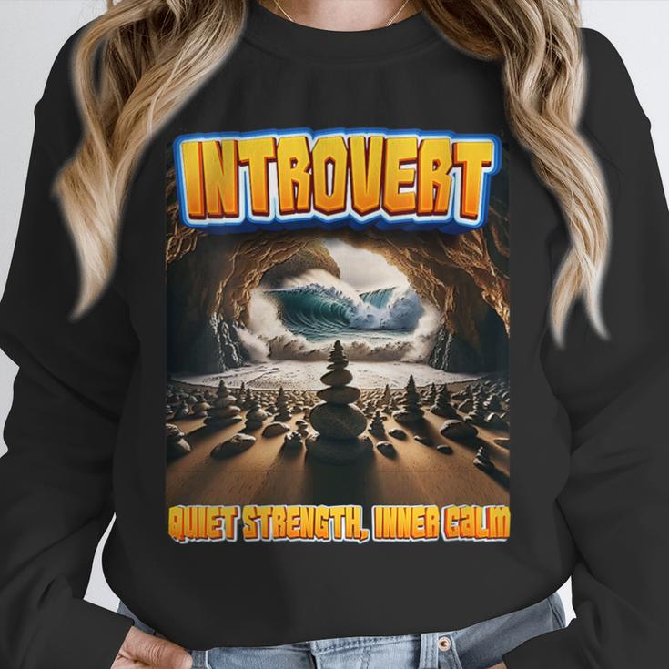 World Introvert Day Quiet Strength Inner Calm Unisex Sweatshirt