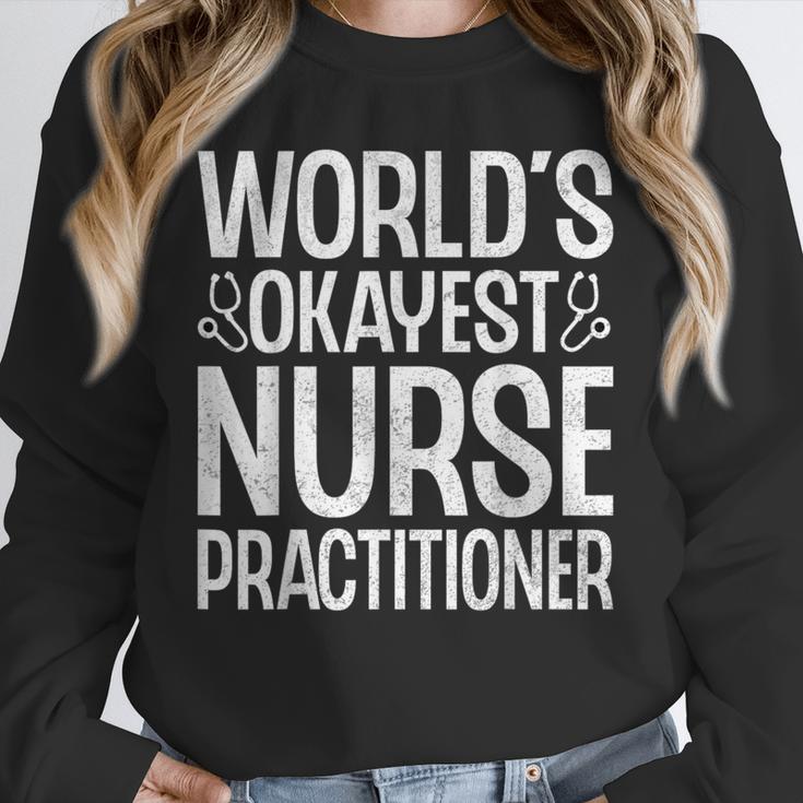 World's Okayest Nurse Practitioner NP Graduation Unisex Sweatshirt