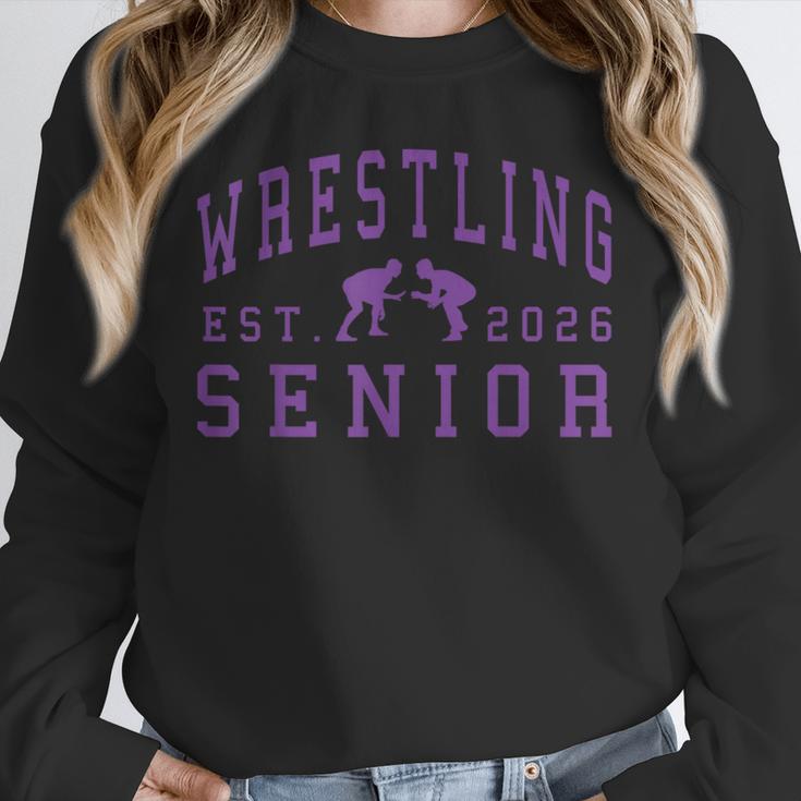 Wrestling Senior Night Wrestling Senior 2026 Graduation 84 Unisex Sweatshirt