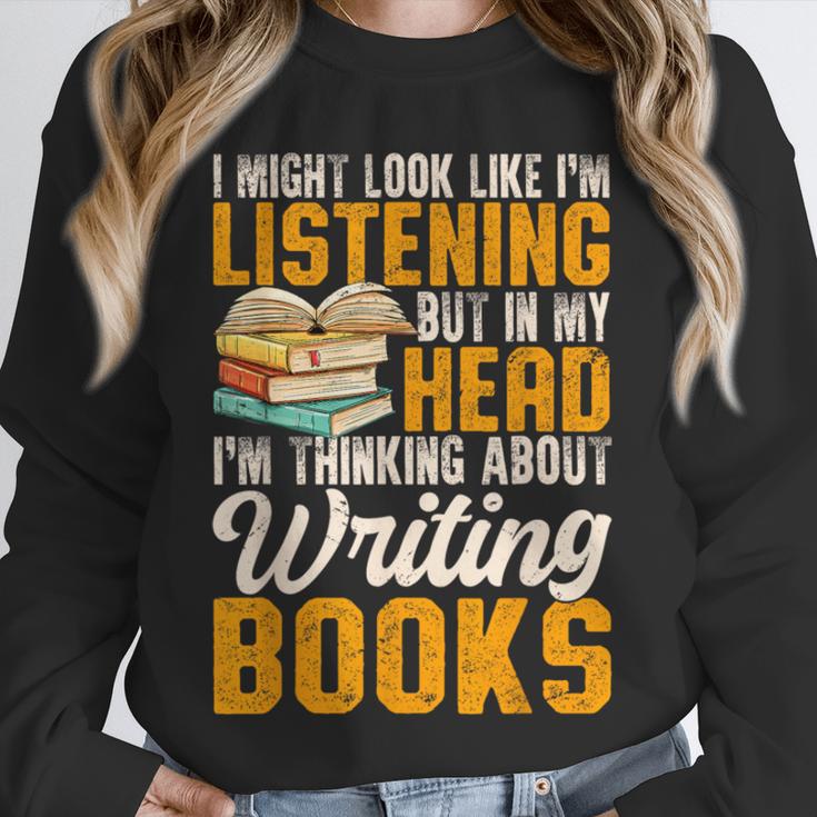 Writer Book Published Author Writers Men Women Unisex Sweatshirt