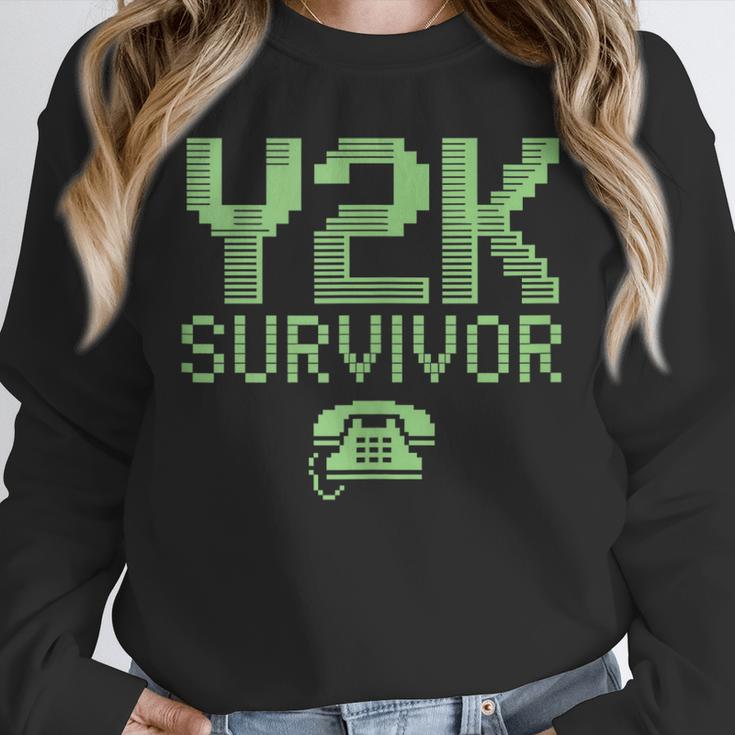 Y2K Survivor 2000s Nostalgia Retro Vintage Nostalgic Unisex Sweatshirt
