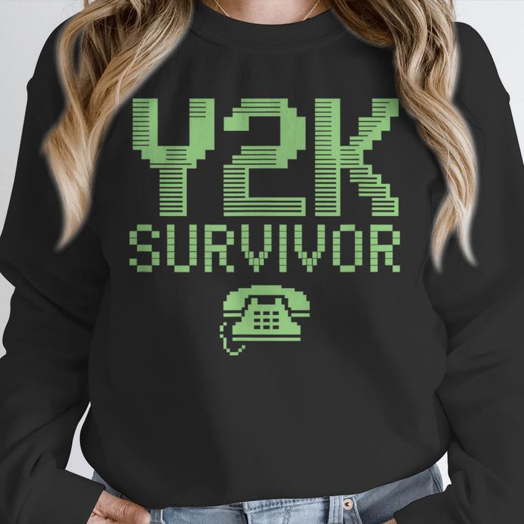 Y2K Survivor 2000s Nostalgia Retro Vintage Nostalgic Unisex Sweatshirt
