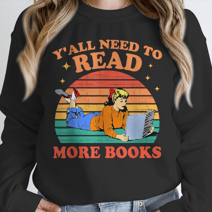 Y'All Need To Read More Books Book Lover Vintage Unisex Sweatshirt