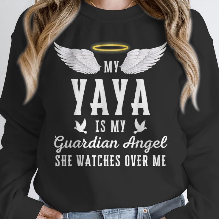 My Yaya Is My Guardian Angel In Loving Memorial Memory Tee Unisex Sweatshirt My Yaya Is My Guardian Angel In Loving Memorial Memory Tee Unisex Sweatshirt