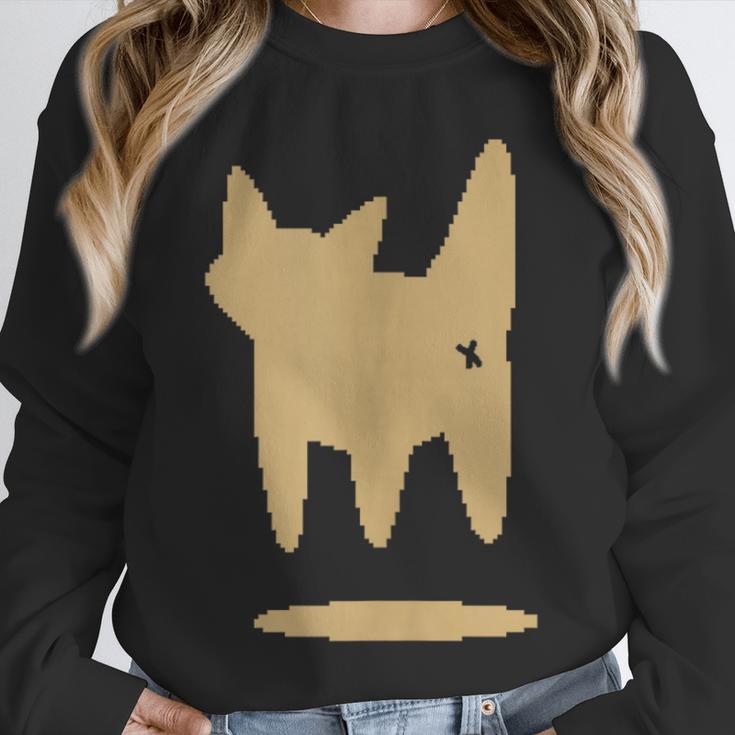 Yk2 Cat With Tomboy Tail 90s Nostalgia Downtown Indie Unisex Sweatshirt
