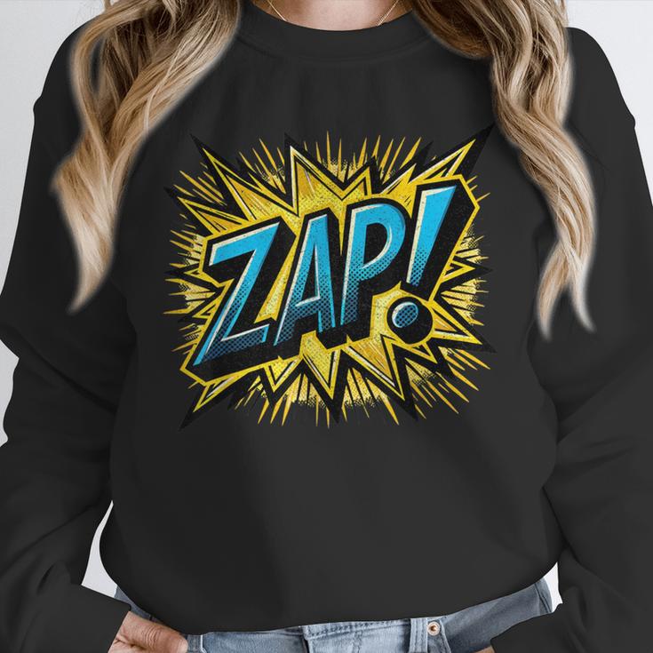 ZAP Comic Book Retro Artwork – Cartoon Collector Unisex Sweatshirt