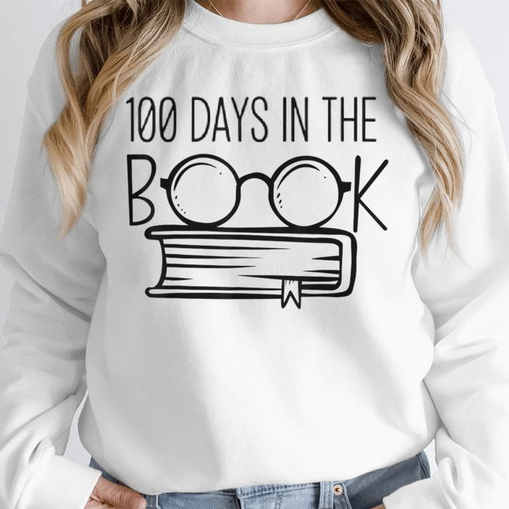 100 Days Of SCHOOKBook Nerd Book Lover Reading Librarian Boo Unisex Sweatshirt