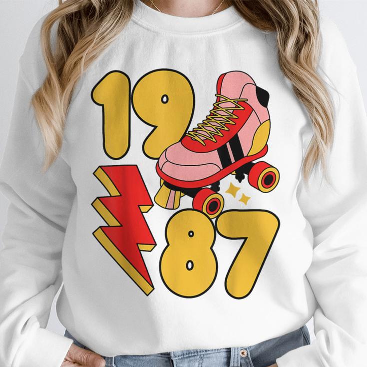 1987 Retro Roller Skate Vintage 80s Nostalgia Collector Unisex Sweatshirt