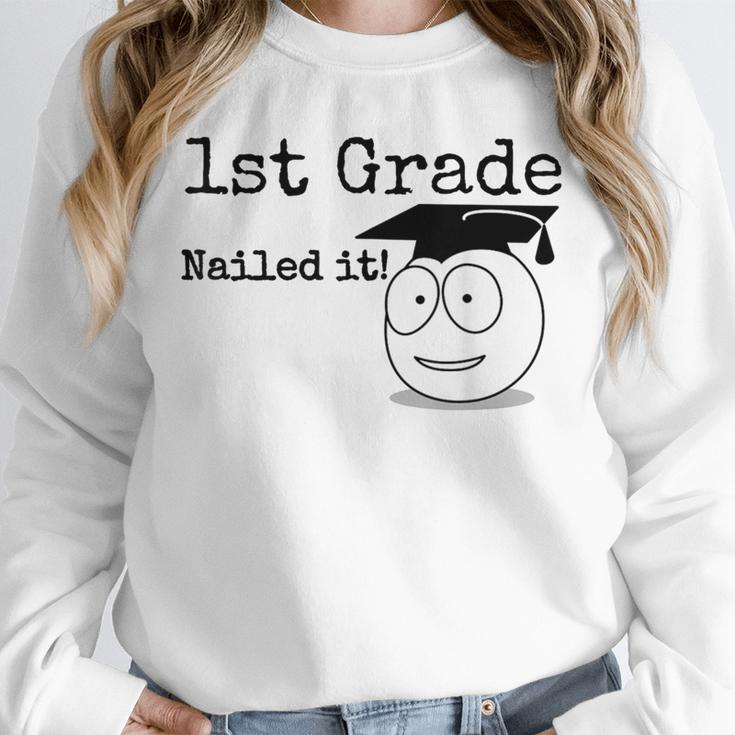 1st Grade Nailed It Kids Graduation TShirt Second Grade Unisex Sweatshirt