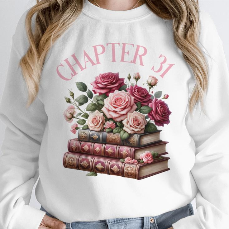 31st Birthday Chapter 31 Birthday Shirt Women Book Lover Unisex Sweatshirt
