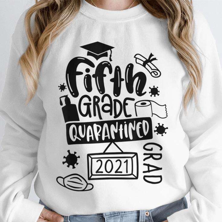 5th Grade Graduate 2021 Graduate Quarantine Fifth Graduation Unisex Sweatshirt